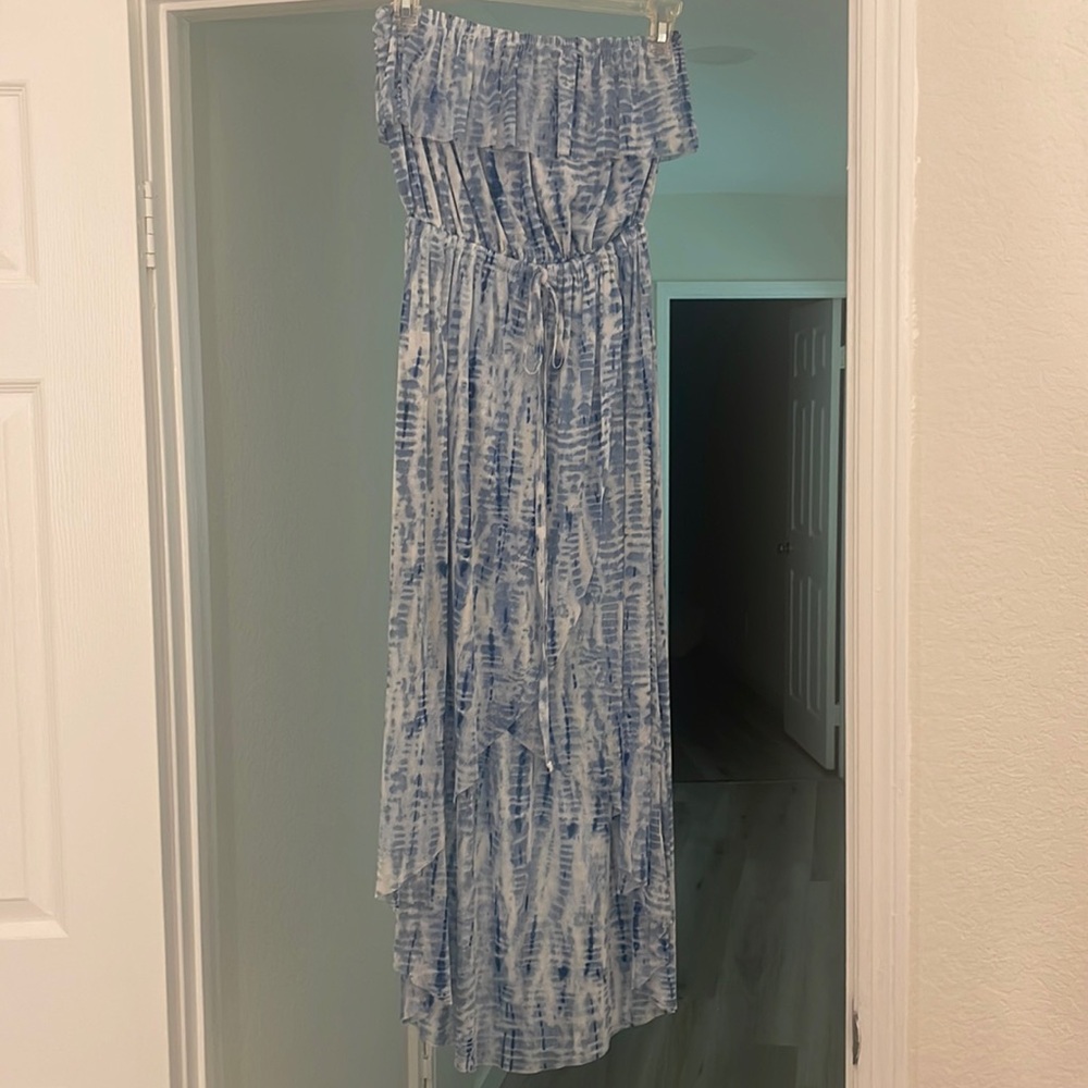 NEW For Cynthia Beachwear Blue Coverup Dress